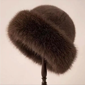 NEW: Women's Fashionable, Warm Faux Fox Fur Faux Mink Fur Mongolian hat